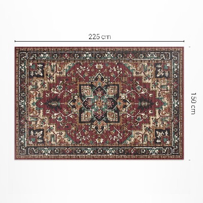 Covor interior din vinil Model clasic turcesc imitație țesătură