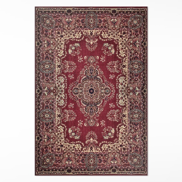 Covor de vinil acasă Detalii de model ornamental în stil vechi