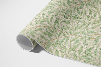 Covor interior din vinil Ilustrație vintage cu frunze de William Morris