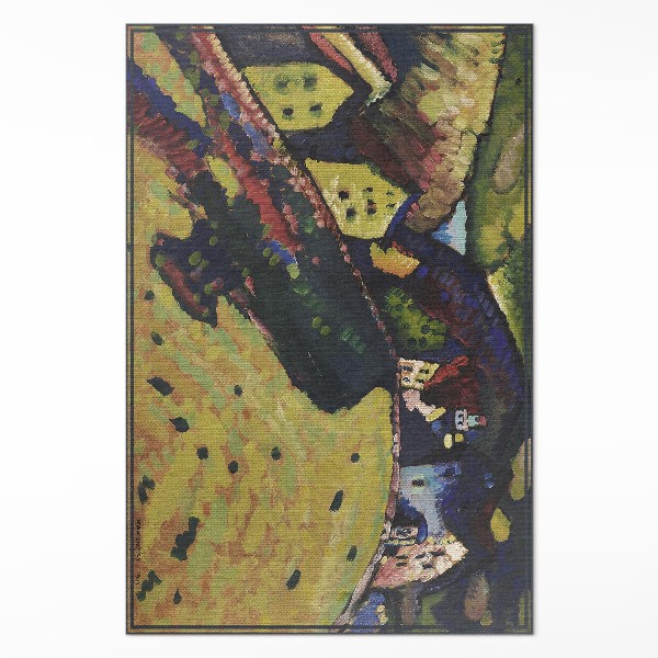 Covor interior din vinil Case în Murnau - Wassily Kandinsky