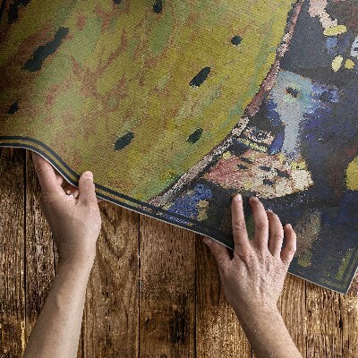 Covor interior din vinil Case în Murnau - Wassily Kandinsky