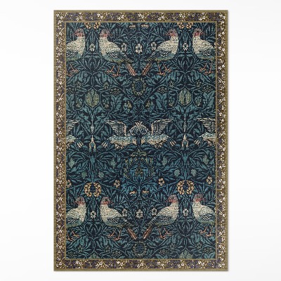 Covor interior din vinil Pasăre în câmp William Morris