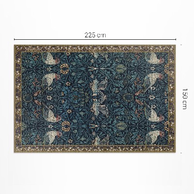 Covor interior din vinil Pasăre în câmp William Morris