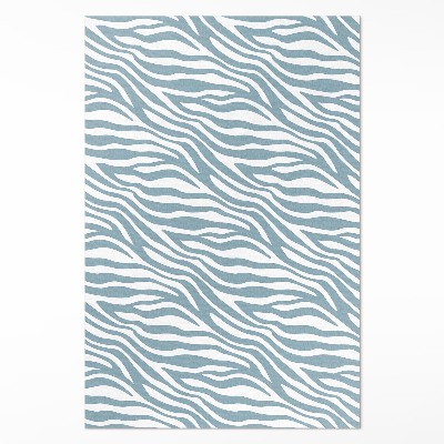 Covor interior din vinil Valuri în albastru pastel