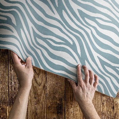 Covor interior din vinil Valuri în albastru pastel