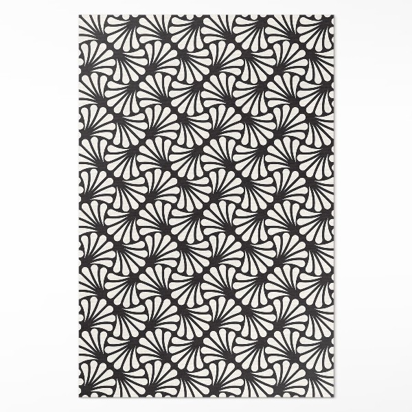 Covor interior din vinil Geometrie frunze Ginkgo biloba art deco glamour