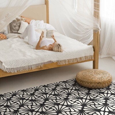 Covor interior din vinil Geometrie frunze Ginkgo biloba art deco glamour