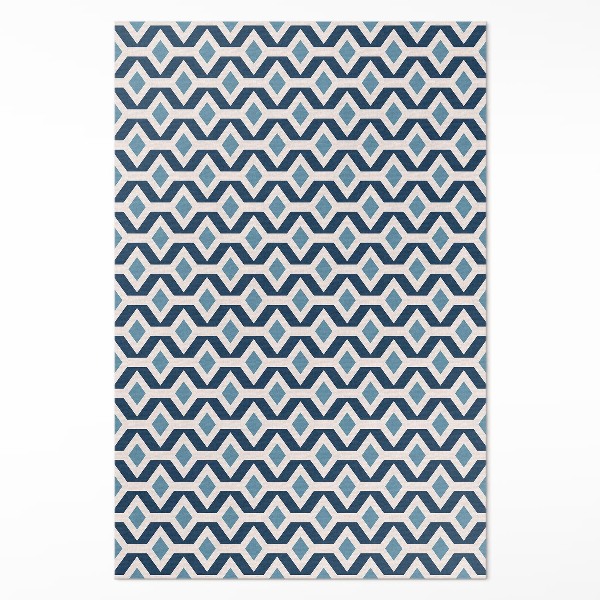 Covor de vinil acasă Ornamente cu model geometric