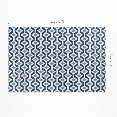 Covor de vinil acasă Ornamente cu model geometric