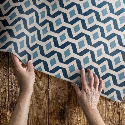 Covor de vinil acasă Ornamente cu model geometric
