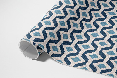 Covor de vinil acasă Ornamente cu model geometric