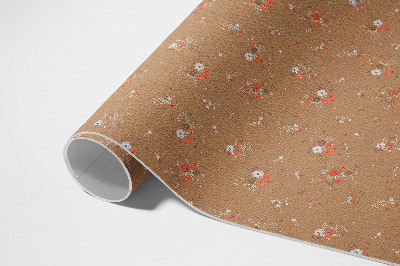 Covor interior din vinil Mici flori de câmp boho stil vintage