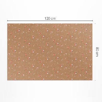 Covor interior din vinil Mici flori de câmp boho stil vintage