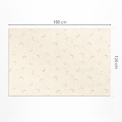 Covor interior din vinil Luni mici și stele boho univers