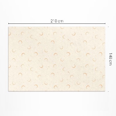 Covor interior din vinil Luni mici și stele boho univers