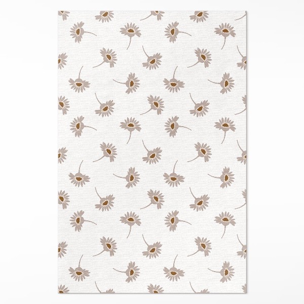 Covor de vinil Delicate flori boho margarete