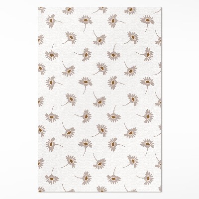 Covor de vinil Delicate flori boho margarete