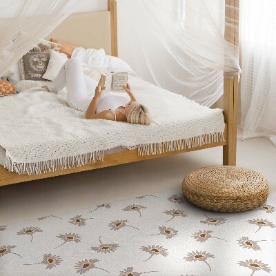 Covor de vinil Delicate flori boho margarete