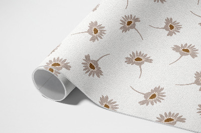Covor de vinil Delicate flori boho margarete