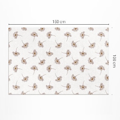 Covor de vinil Delicate flori boho margarete