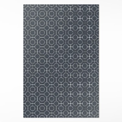 Covor de vinil Cercuri model geometric regulat