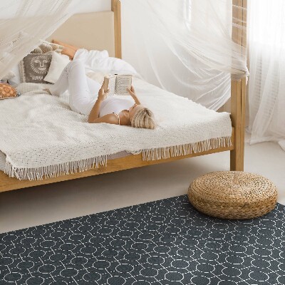 Covor de vinil Cercuri model geometric regulat