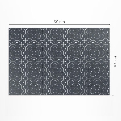 Covor de vinil Cercuri model geometric regulat