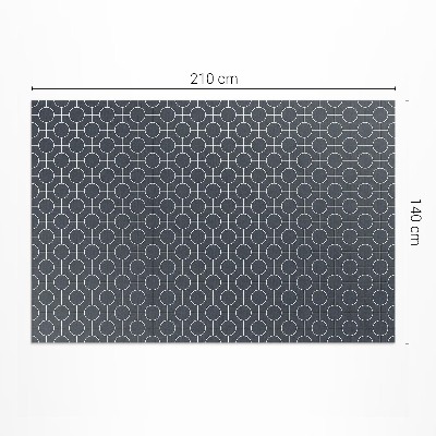 Covor de vinil Cercuri model geometric regulat