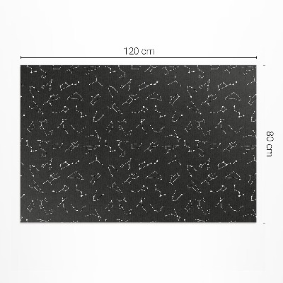 Covor de vinil acasă Constelații horoscop zodiac zodiac univers
