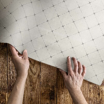 Covor interior din vinil Pătrate fine dale luminoase
