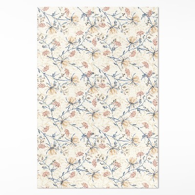 Covor interior din vinil Pajiște de flori model boho delicat