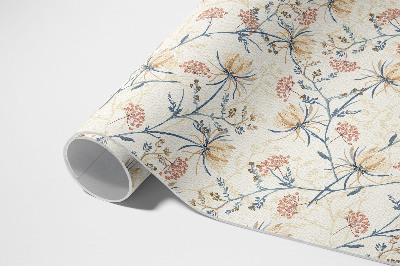 Covor interior din vinil Pajiște de flori model boho delicat
