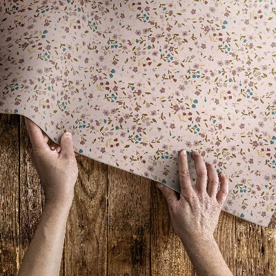 Covor de vinil Flori mici într-o pajiște de câmp stil boho
