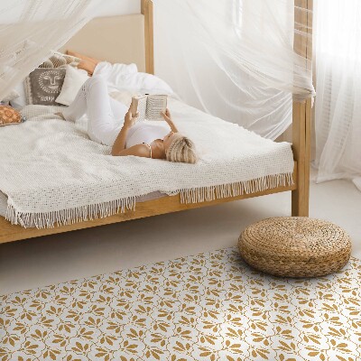 Covor interior din vinil Petale decorative model regulat