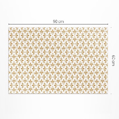 Covor interior din vinil Petale decorative model regulat