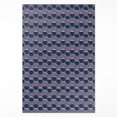 Covor de vinil acasă Hexagoane 3D mozaic mic