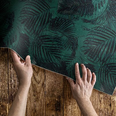 Covor de vinil Jungla tropicală frunze