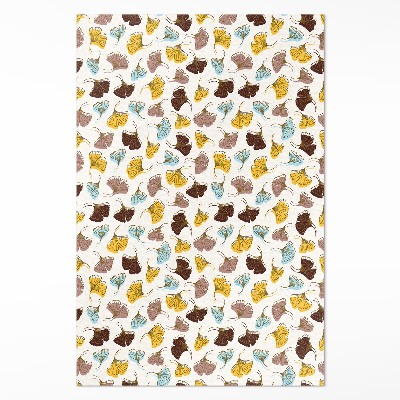 Covor de vinil Pastel Ginkgo biloba frunze ilustrație boho