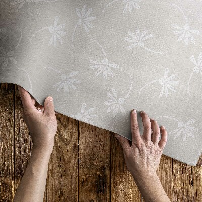 Covor de vinil Delicate margarete boho pe țesătură