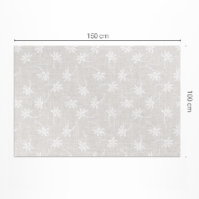 Covor de vinil Delicate margarete boho pe țesătură