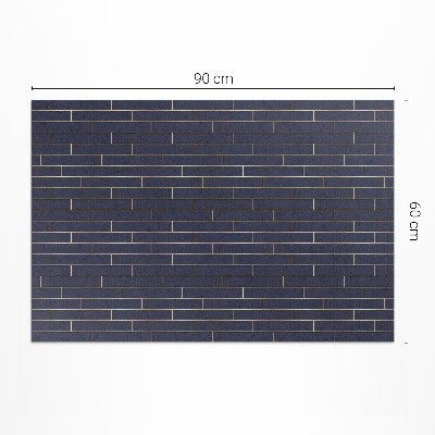 Covor de vinil acasă Parchet modern întunecat linii regulate