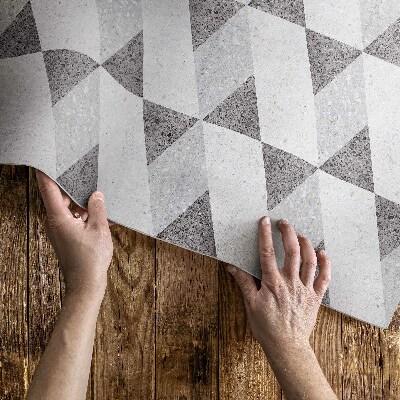 Covor interior din vinil Plăci de piatră geometrice