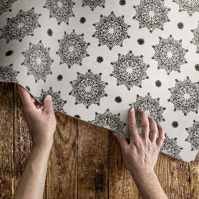 Covor interior din vinil Mandale mici model oriental boho