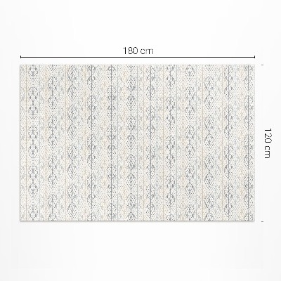 Covor interior din vinil Frunze regulate model oriental boho