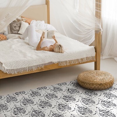 Covor de vinil Boho frunze model regulat