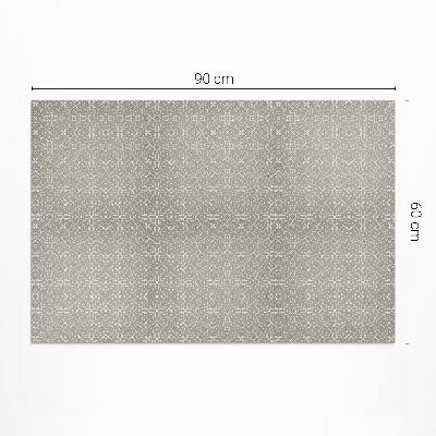 Covor de vinil acasă Model de împletitură minusculă de cercuri