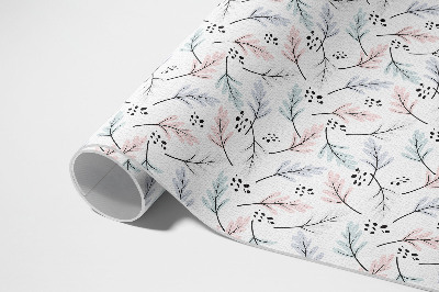 Covor de vinil acasă Plante delicate pastelate în stil boho
