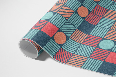 Covor interior din vinil Model geometric retro vintage