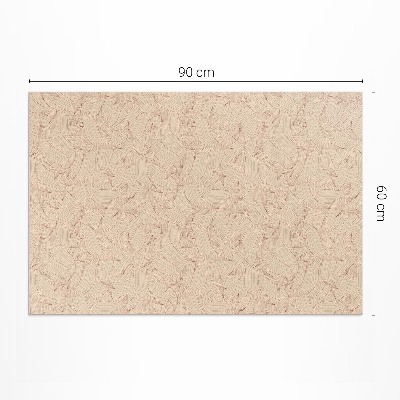 Covor de vinil acasă Frunze liniare de toamnă în stil boho