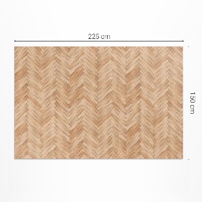 Covor de vinil acasă Frumos parchet din lemn herringbone